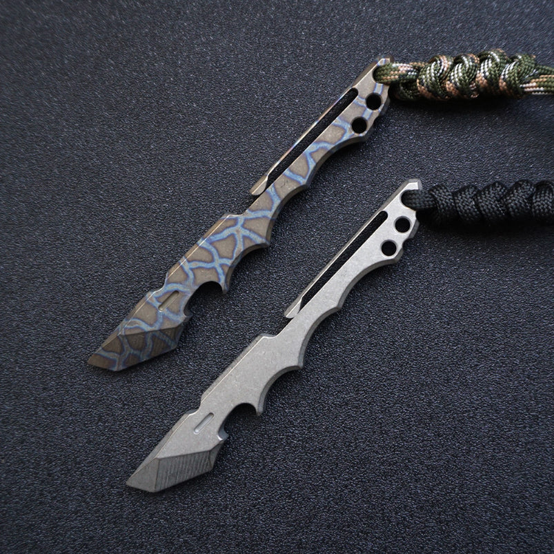 Titanium Alloy Camping Multifunctional Wrecking Bar Bottle Opener EDC