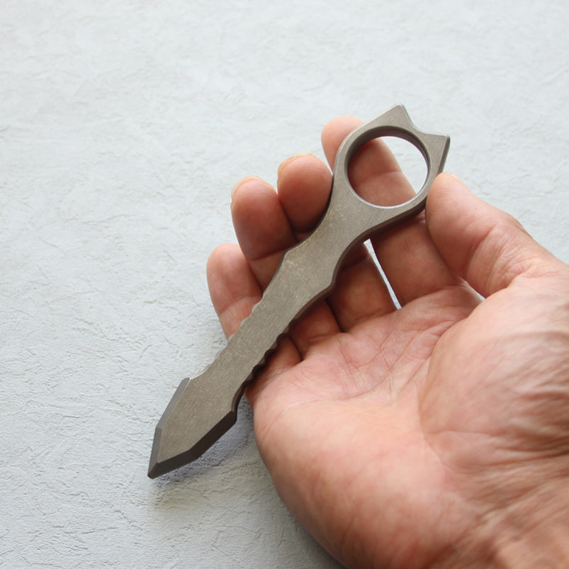 Stee Crowbar Single Finger Knuckle Duster EDC