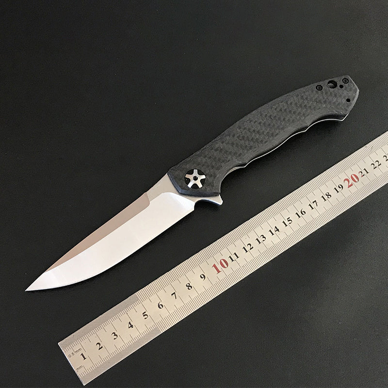Carbon Fiber Titanium Handle S35VN Blade 0452 Folding Knife