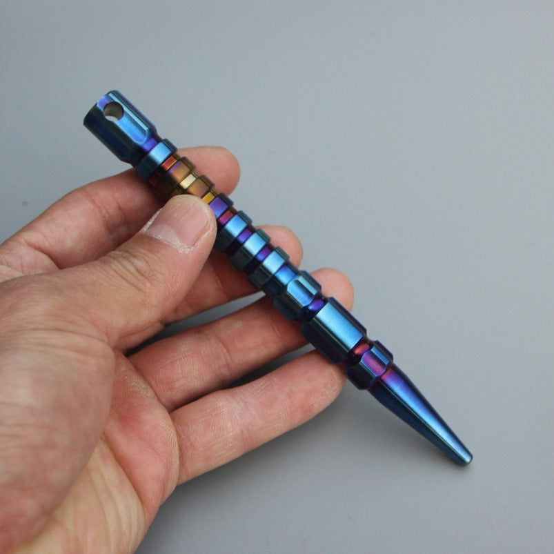 TC4 Titanium Tactical Pen Key Stick Broken Window Defense EDC