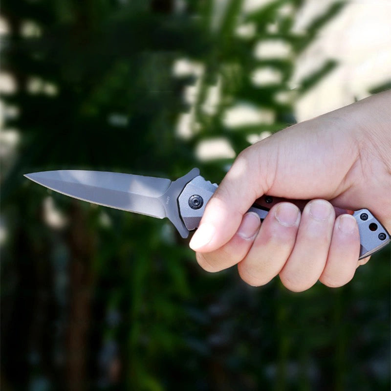 BM Wooden Handle Folding Knife Hunting Knives