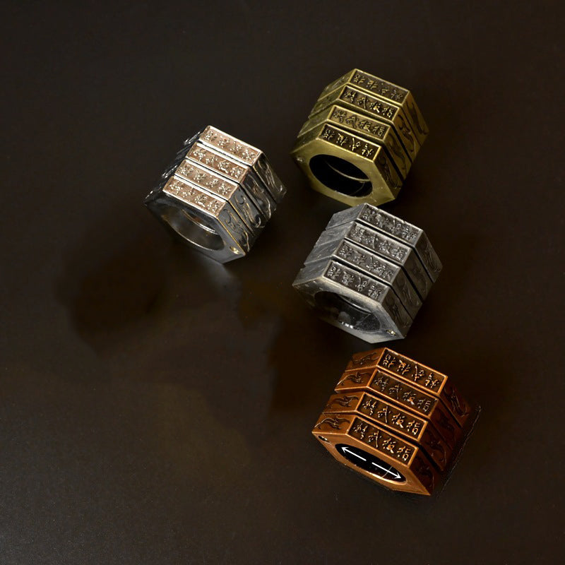 Lord Rings-Folding Mão Fivela Chave Dedo Punho Fivela