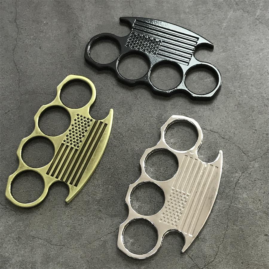Creative American Flag Design Brass Knuckle Duster EDC