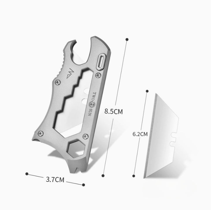 Titan Multi-Pro Knife Crowbar Screwdriver Wrench and Beer Opener