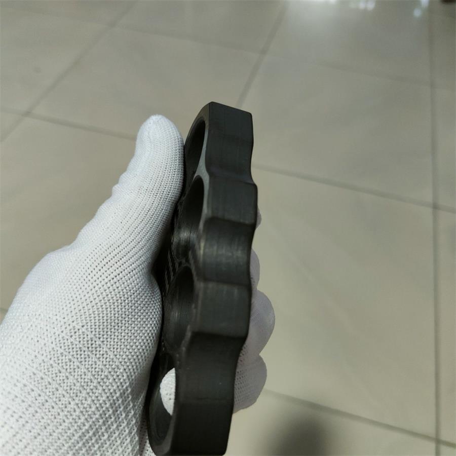 Carbon Fiber Knuckle Duster Grapple Training Fist Buckle