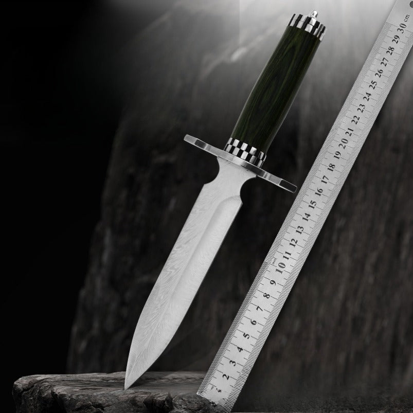 Outdoor Precision Sharp Straight Knife with Blade Sheath