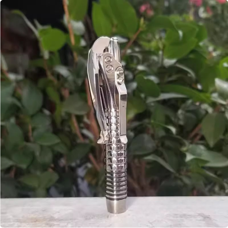 Pure Titanium Siphon Pen Thunderstrike Eight-Sided Walking Pen