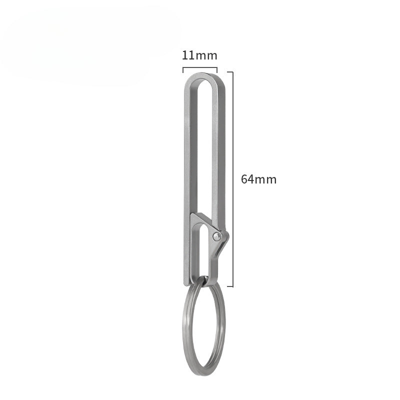 TC4 Lightweight Sports Key Holder Belt Keychain