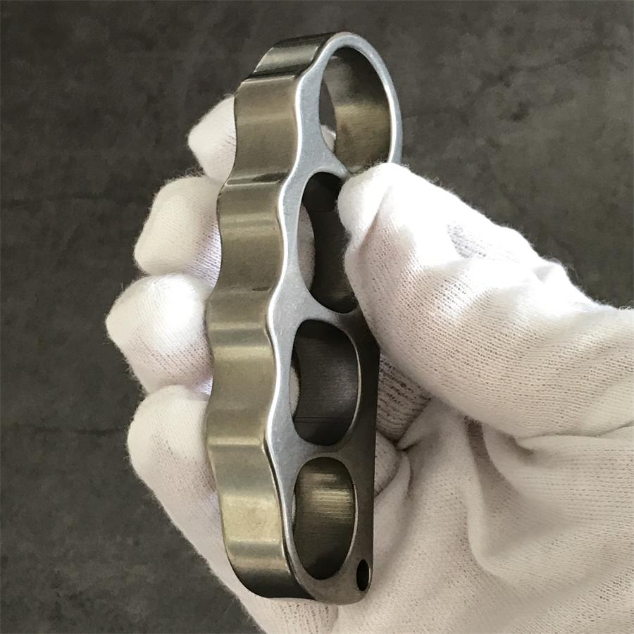 High Quality Medium Solid Titanium Pea Knuckle Duster EDC