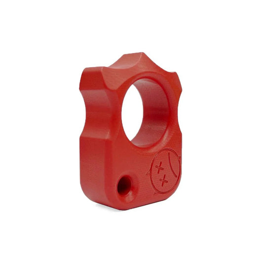 Red G10 Knuckle Duster Keychain Women's Self-defense Accessories