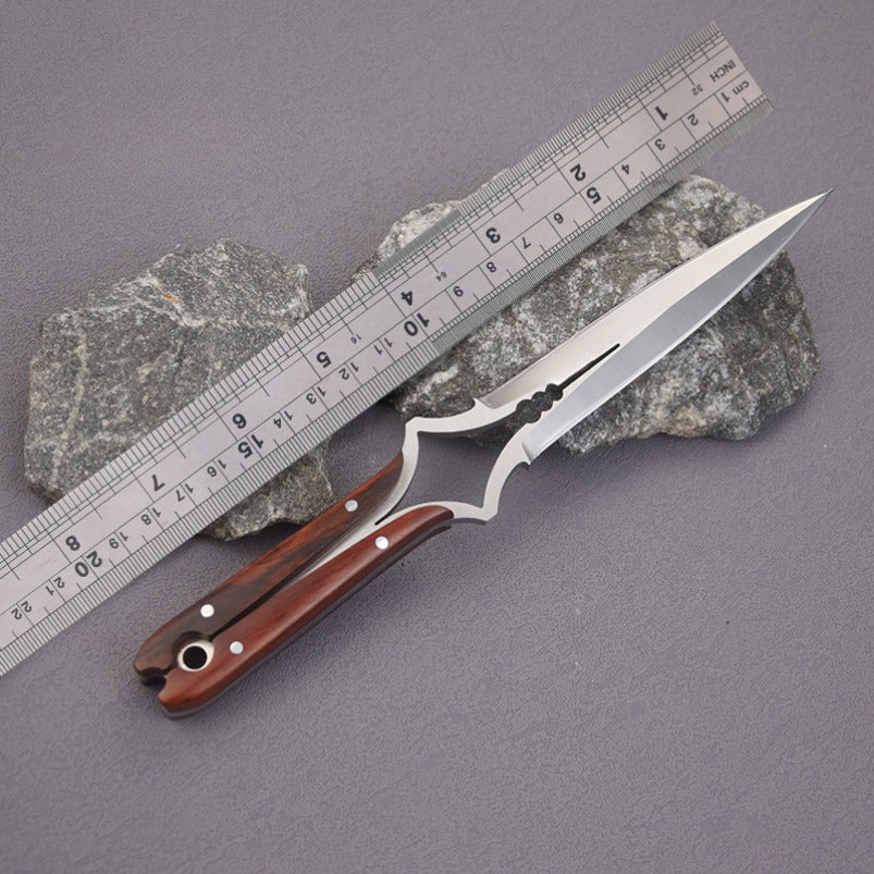 High Hardness Tactical Straight Knife with Blade Sheath EDC