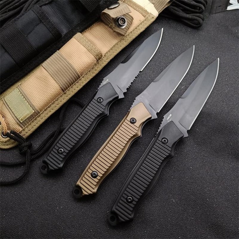 BM140BK Champagne Handle Tactical Straight Knife