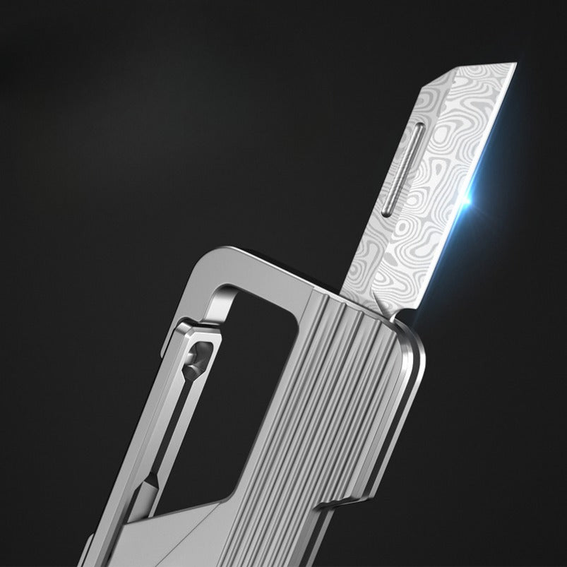 Titanium Multi Tool Knife Screwdriver Hex Wrench Keyring EDC