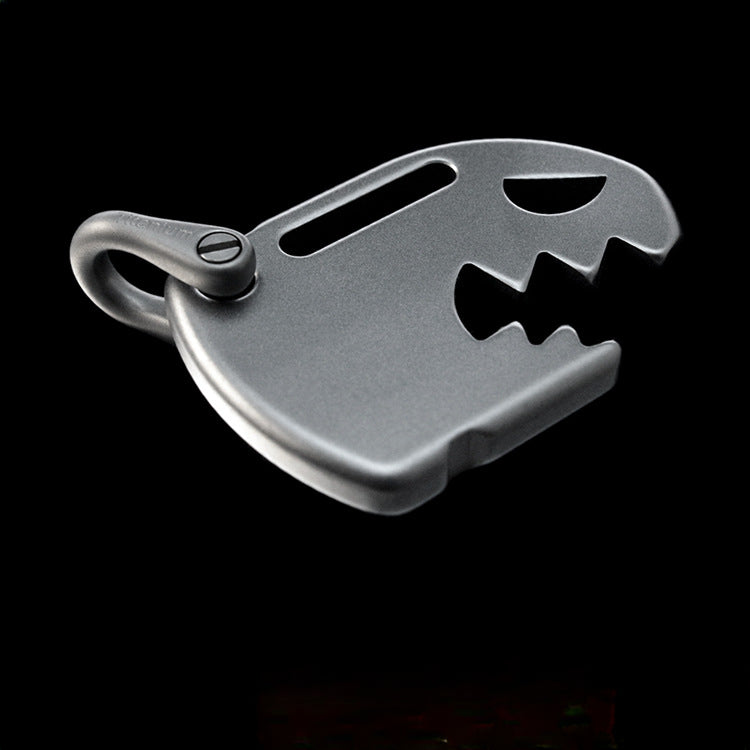 Titanium Alloy Bottle Opener Key Holder EDC Pendant