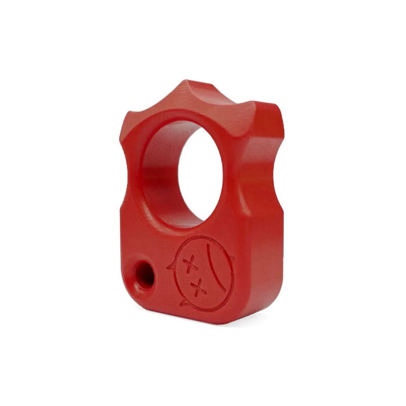 Red G10 Knuckle Duster Keychain Women's Self-defense Accessories