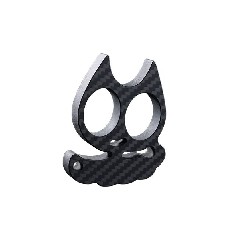 Two-finger Carbon Fiber Steering Knuckle Duster EDC
