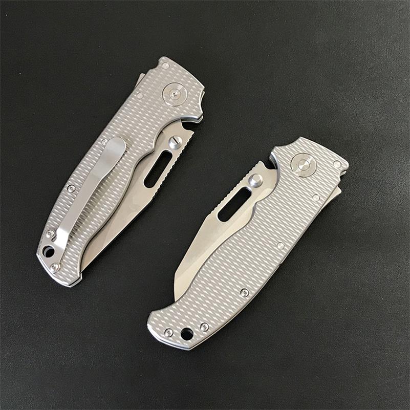 Titanium Alloy Folding Knife Wilderness Hunting Pocket Knives
