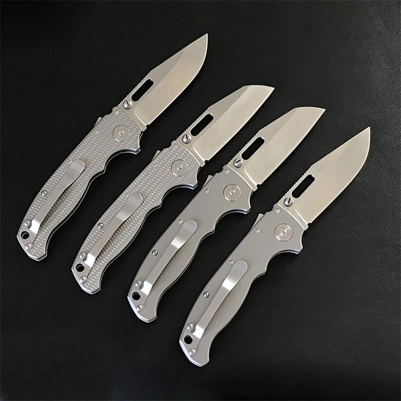 Titanium Alloy Folding Knife Wilderness Hunting Pocket Knives