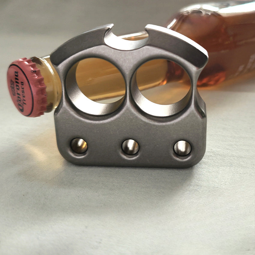 Titan Titanium Knuckle Duster Bottle Opener