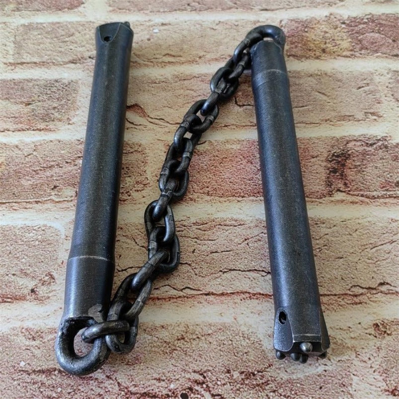 Heavyweight Tungsten Steel Handmade Nunchaku Martial Arts Practice