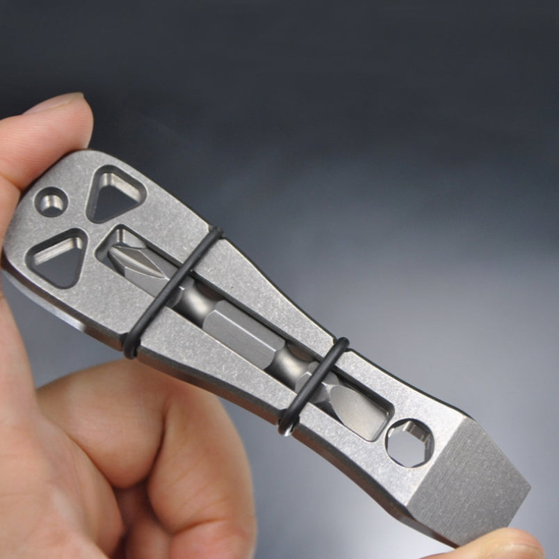 Titanium TC21 Mini Multi-Tool Tactical Pry Bar Screwdriver