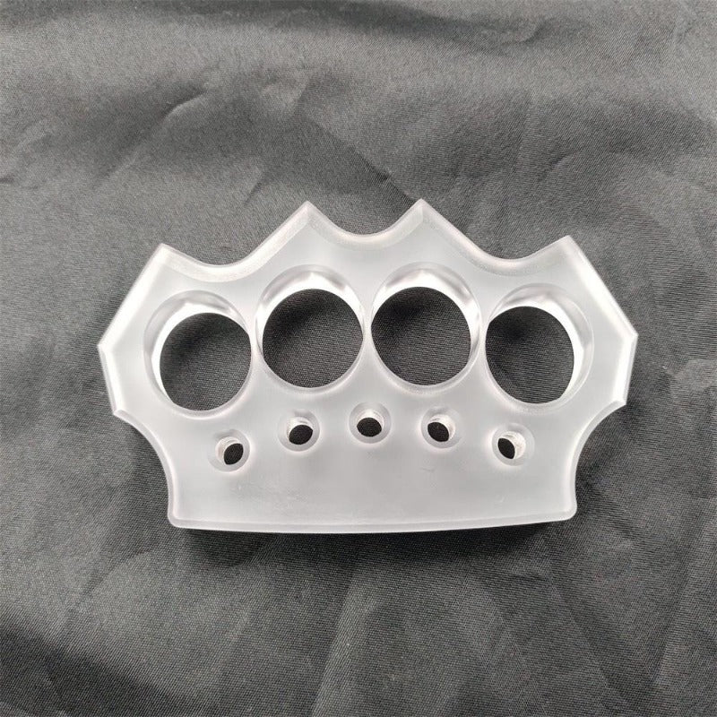 Bear Paw - Knuckle Duster transparente Segurança ao ar livre Combate EDC