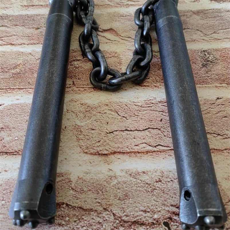 Heavyweight Tungsten Steel Handmade Nunchaku Martial Arts Practice