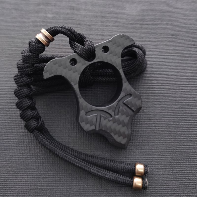 Various Types Carbon Fiber Single Finger Knuckles Duster EDC
