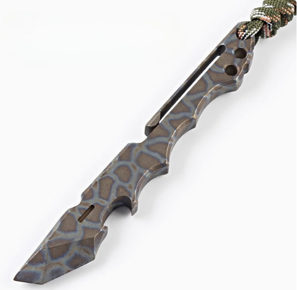 Titan Utility Rod Crowbar Bottle Opener Self-Defense Tool EDC