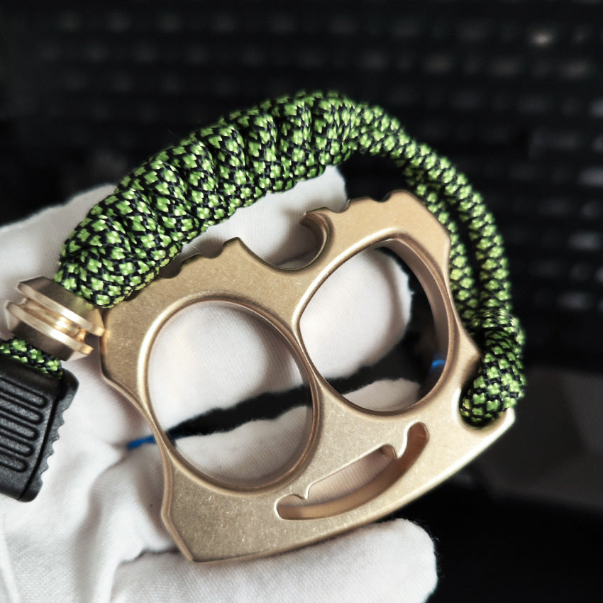 Naughty-Brass Knuckle Duster Bottle Opener Two-Finger Beer Opener EDC