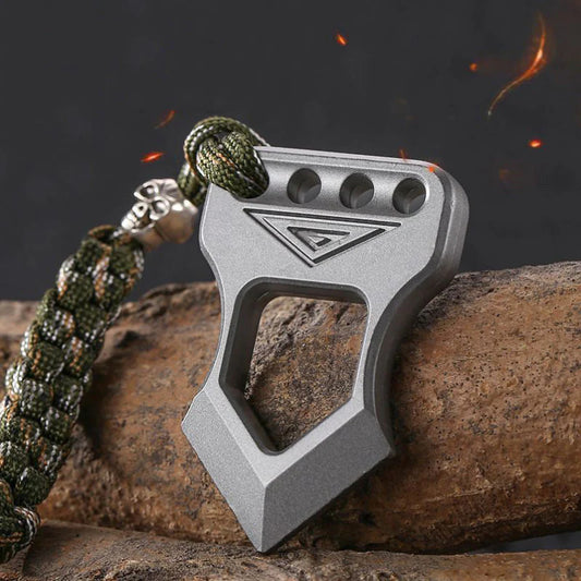 Show Man Power One Finger Knuckle Duster Self-defense Pendant