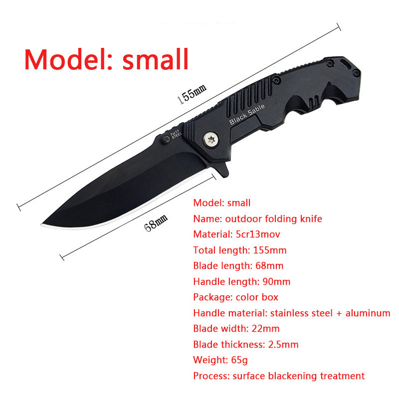 Militarily Portable Folding Knife Tactics Pocket Knives