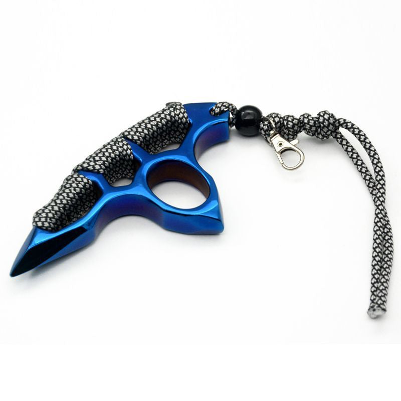 Denti di drago - Tirapugni in acciaio puro ispessito Difesa EDC