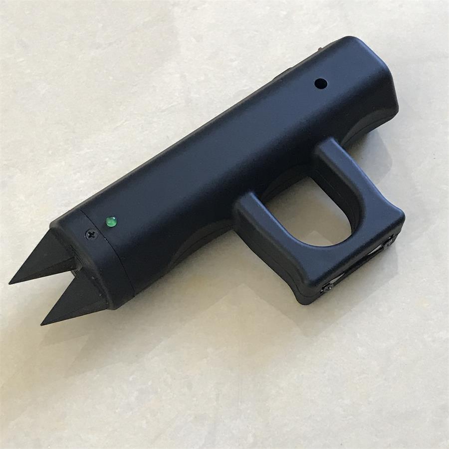 Multi-function Knuckle Stun Gun Self Defense Alarm Device EDC