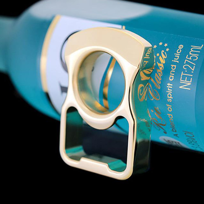 BRO-B Brass Knuckle Duster Abridor de garrafas Autodefesa EDC