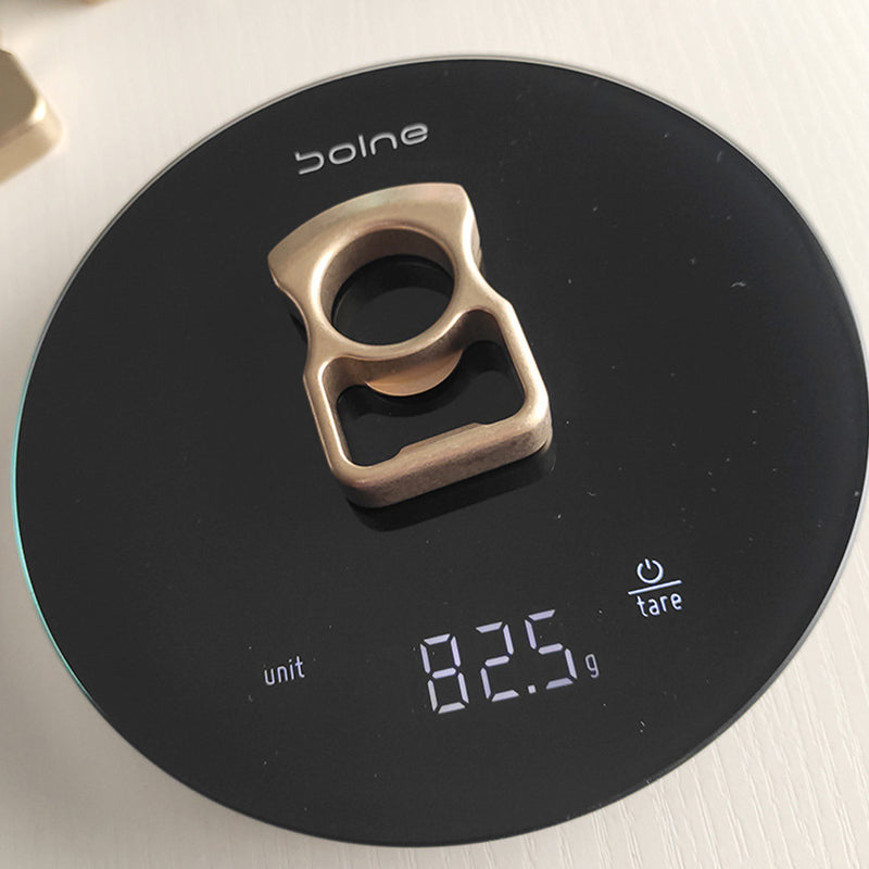 BRO-B Brass Knuckle Duster Abridor de garrafas Autodefesa EDC