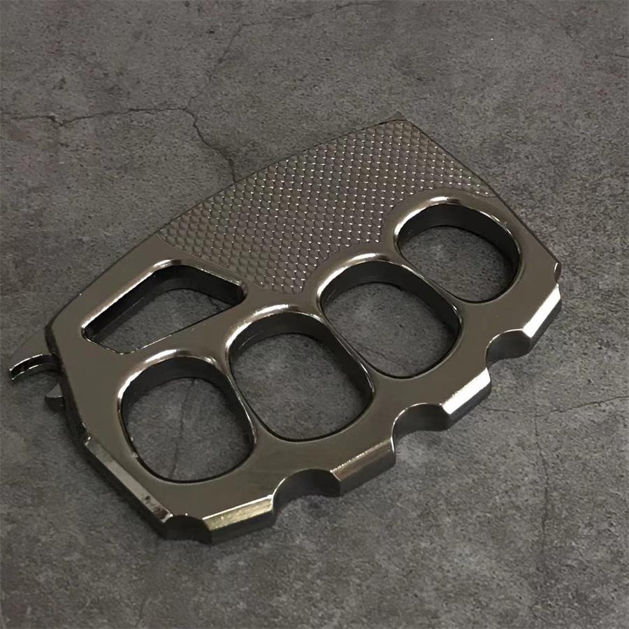 With Mouth Thickened Brass Knuckle Duster Bottle Opener EDC