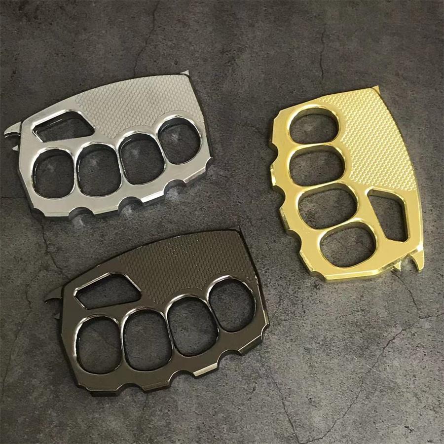 With Mouth Thickened Brass Knuckle Duster Bottle Opener EDC
