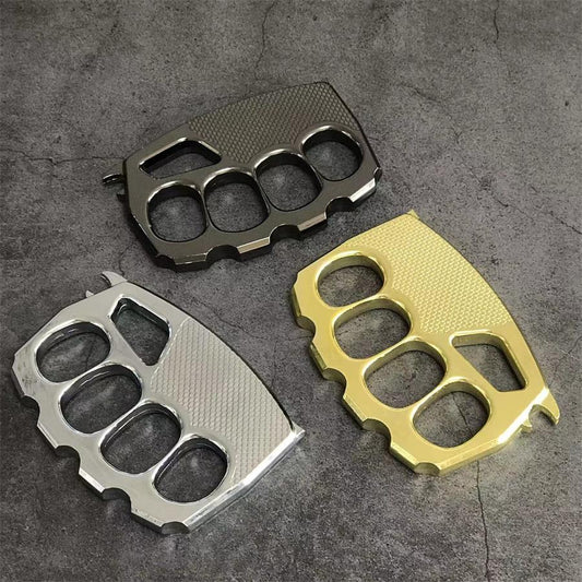 With Mouth Thickened Brass Knuckle Duster Bottle Opener EDC