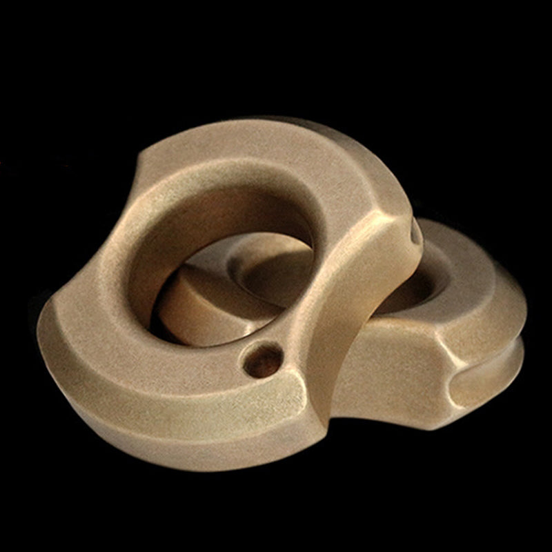 Single Finger Brass Knuckle Duster Safety-defend Hand Buckle EDC