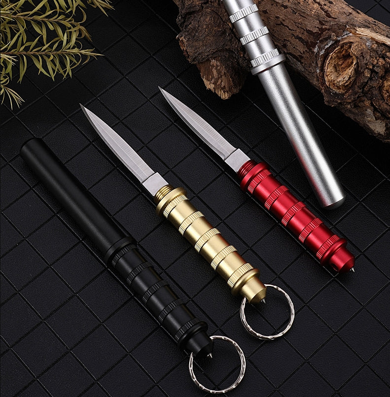 Mini Sharp Knife Keychain Pendant Protective EDC Tool