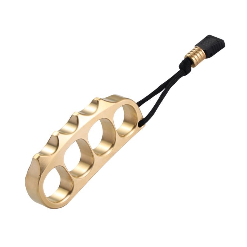 Pea- Large Solid Brass Knuckle Duster Grapple Protective Gear
