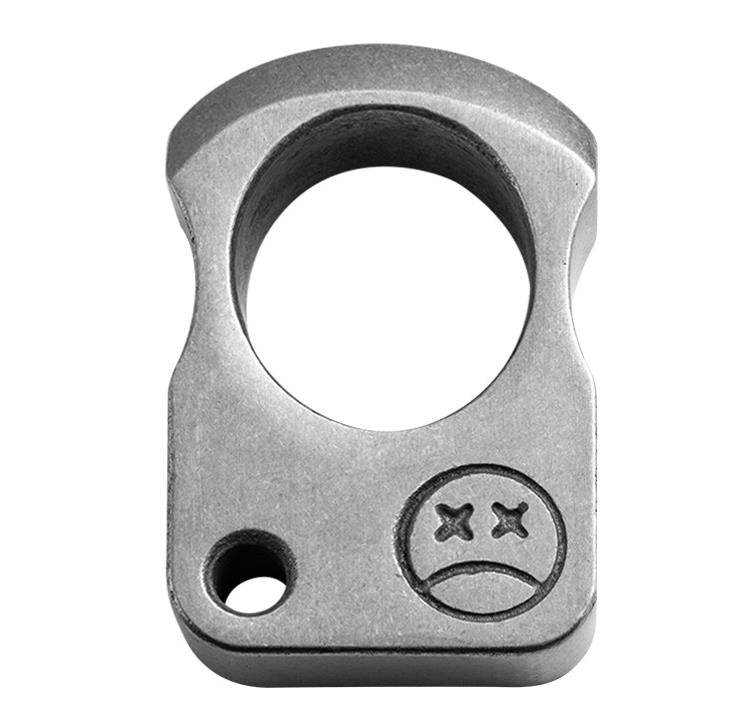 Crying Face-Steel One Finger Knuckles Outdoor Portable EDC