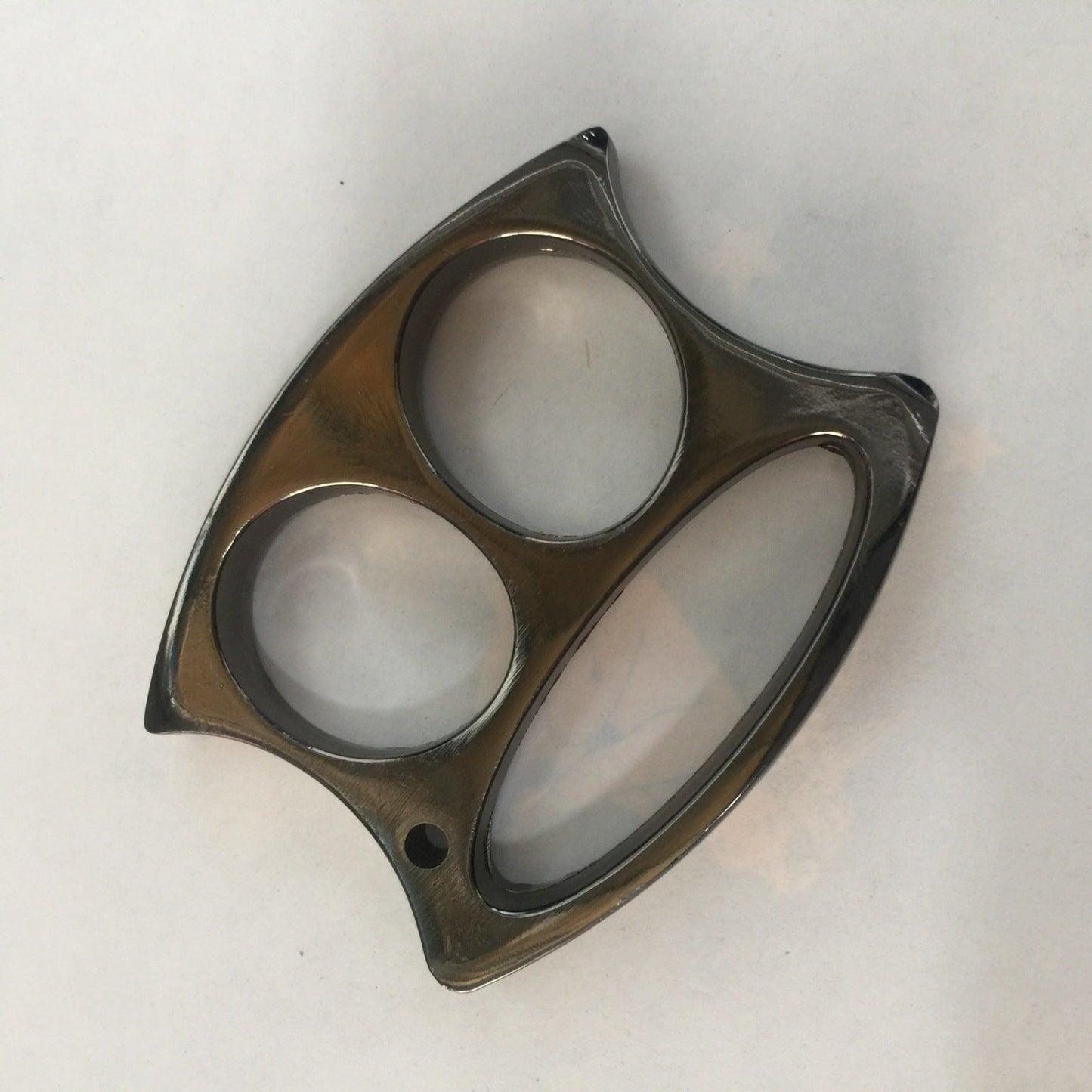 Elf-brass Knuckle Duster Equipamento de proteção EDC com dois socos