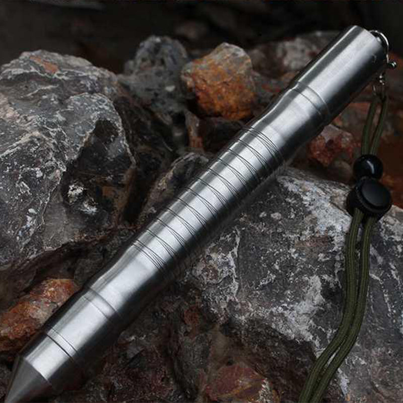 Colpo di frusta con catena a cono, strumento EDC per l'attacco con manganello per autodifesa