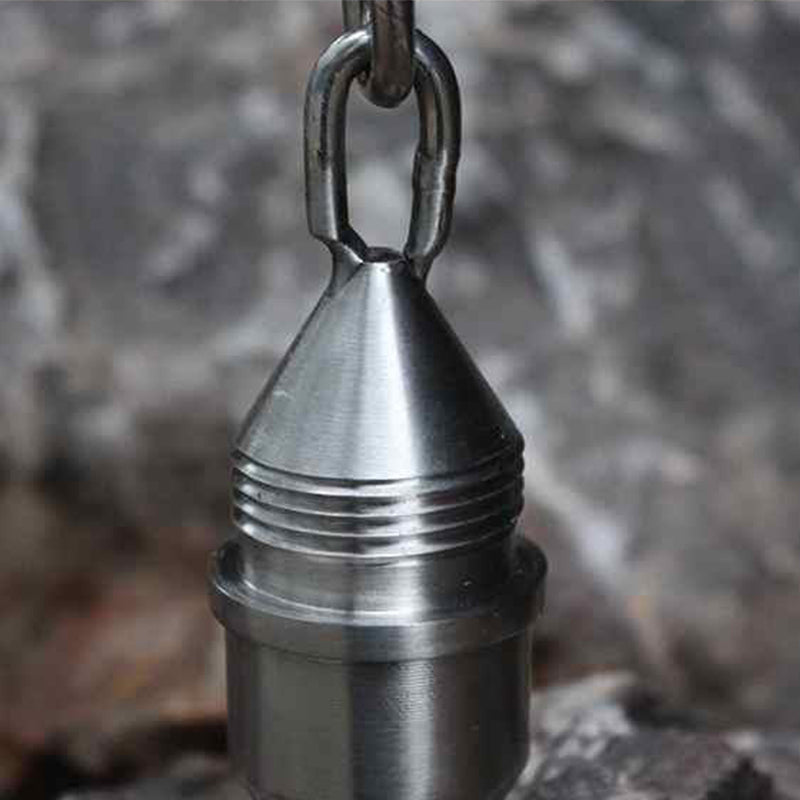 Colpo di frusta con catena a cono, strumento EDC per l'attacco con manganello per autodifesa