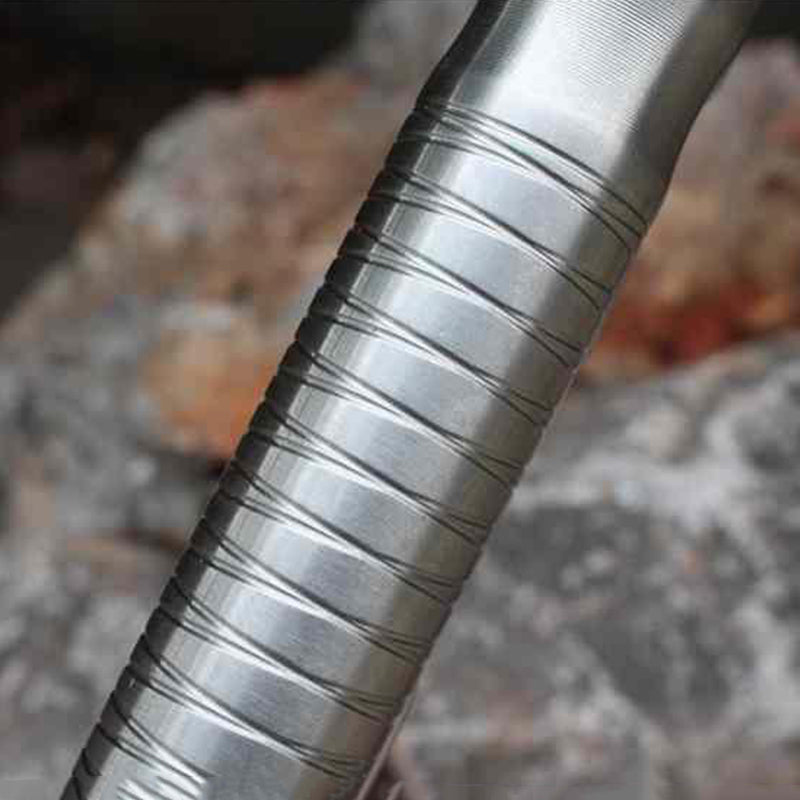 Colpo di frusta con catena a cono, strumento EDC per l'attacco con manganello per autodifesa