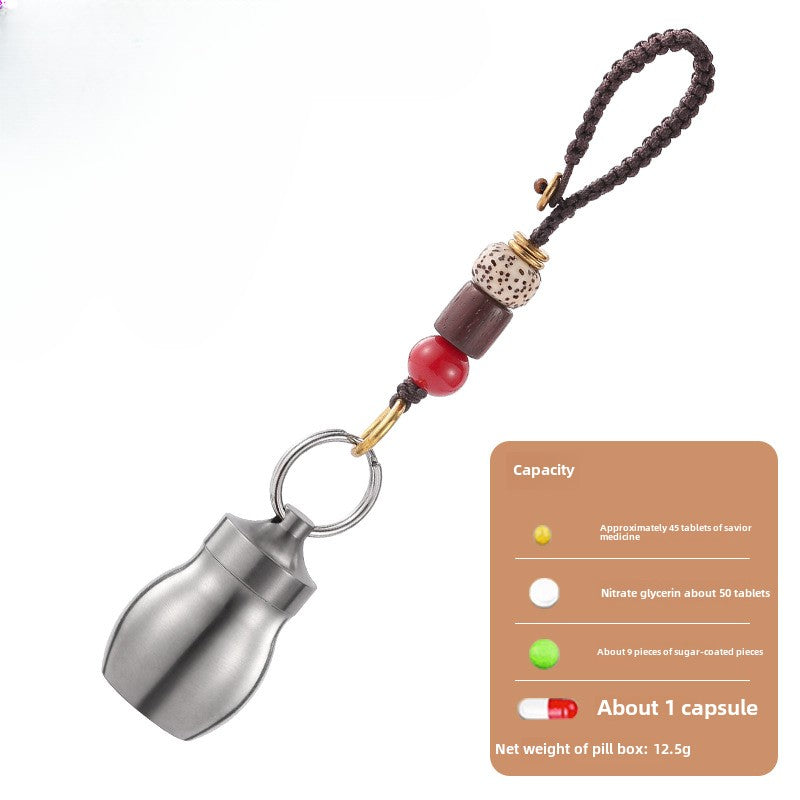 Titanium Alloy Sealed Waterproof Portable First-aid Box