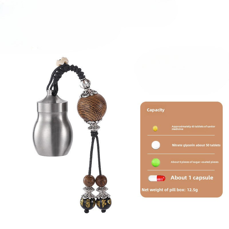 Titanium Alloy Sealed Waterproof Portable First-aid Box