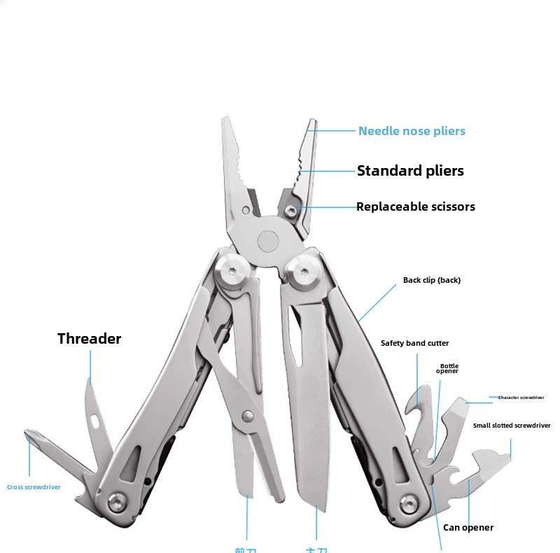 Vanguard 440 Multi EDC Knives Plier Forceps Scissor Bottle Opener